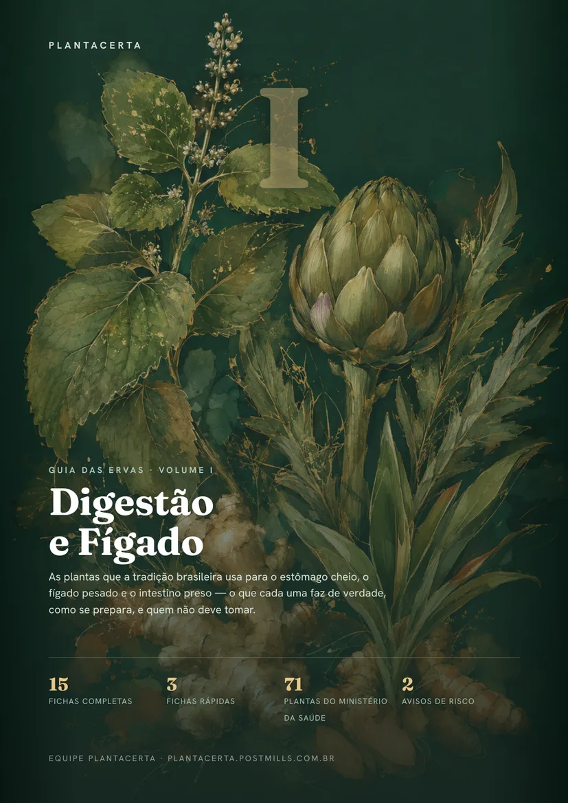 Capa do Guia das Ervas — Volume I